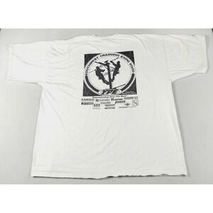 Vintage Gildan Southwest Training Expo 2000 Shirt Mens 2XL White Lineman Y2K